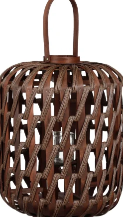 Mica Decorations Wichtlicht Helios braun D 42 H 55 cm