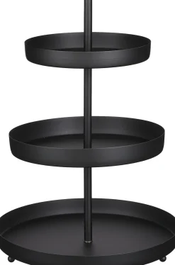 Mica Decorations Etagere schwarz D 30 H 43,5 cm