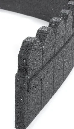 Multy Home Beeteinfassung Maryland grau 120 x 8 x 7 cm