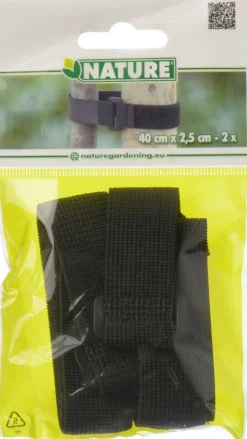 Nature Baumbinder mit Klettverschluss und Schnalle 40 x 2,5 cm 2 St.