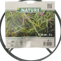 Nature Pflanzenstützen D 30 cm 3 St.