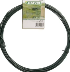 Nature Spanndraht kunststoffummantelt D 2 mm, 15 m grün