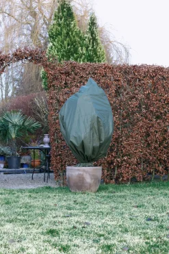 Nature Winterschutz-Haube mit Schnur D 50 cm x 1m 50 g/m² 3 St. grün