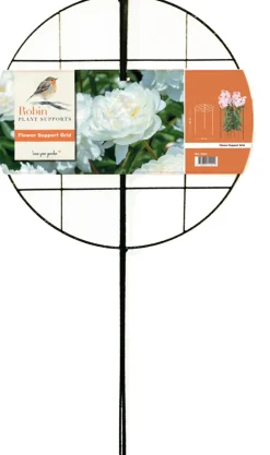 Peacock Stützgitter mit 3 Stäben grün D 40 H 100 cm