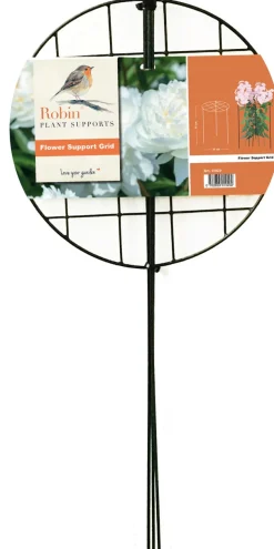 Peacock Stützgitter mit 3 Stäben grün D 30 H 75 cm