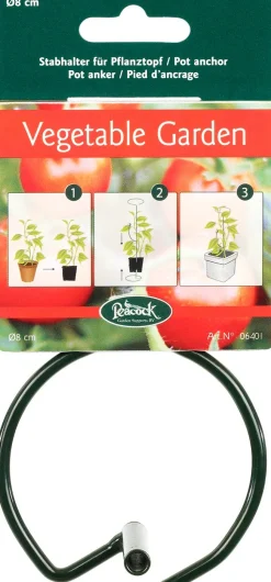 Peacock Stützhilfe grün D 8 H 5 cm