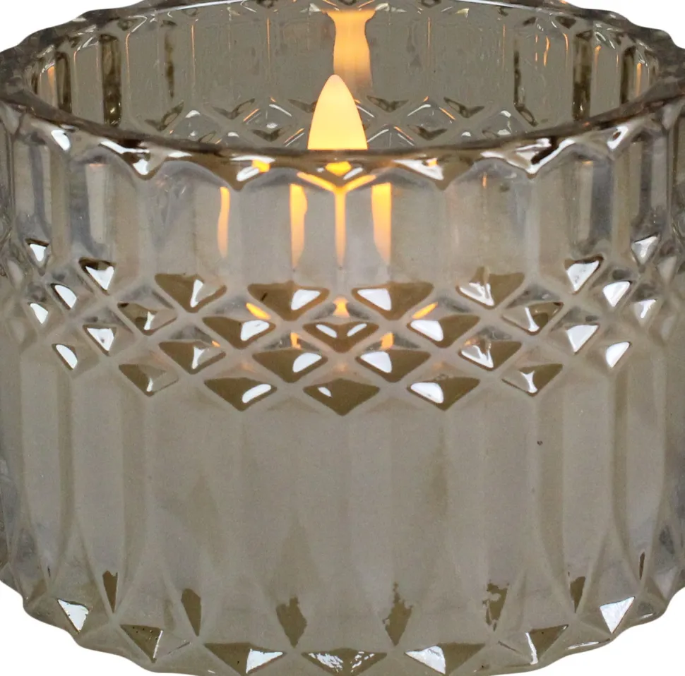 Peha Magic LED Kerze im Glas Jacob creme D 9 H 6,5 cm