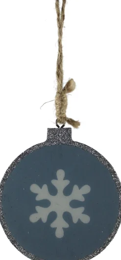 Peha Magic Weihnachtsbaumschmuck Schneeflocke Ellie grau D 8 cm