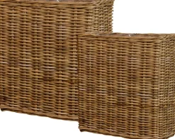 Pflanzkübel natur 80 x 36 x 80 cm