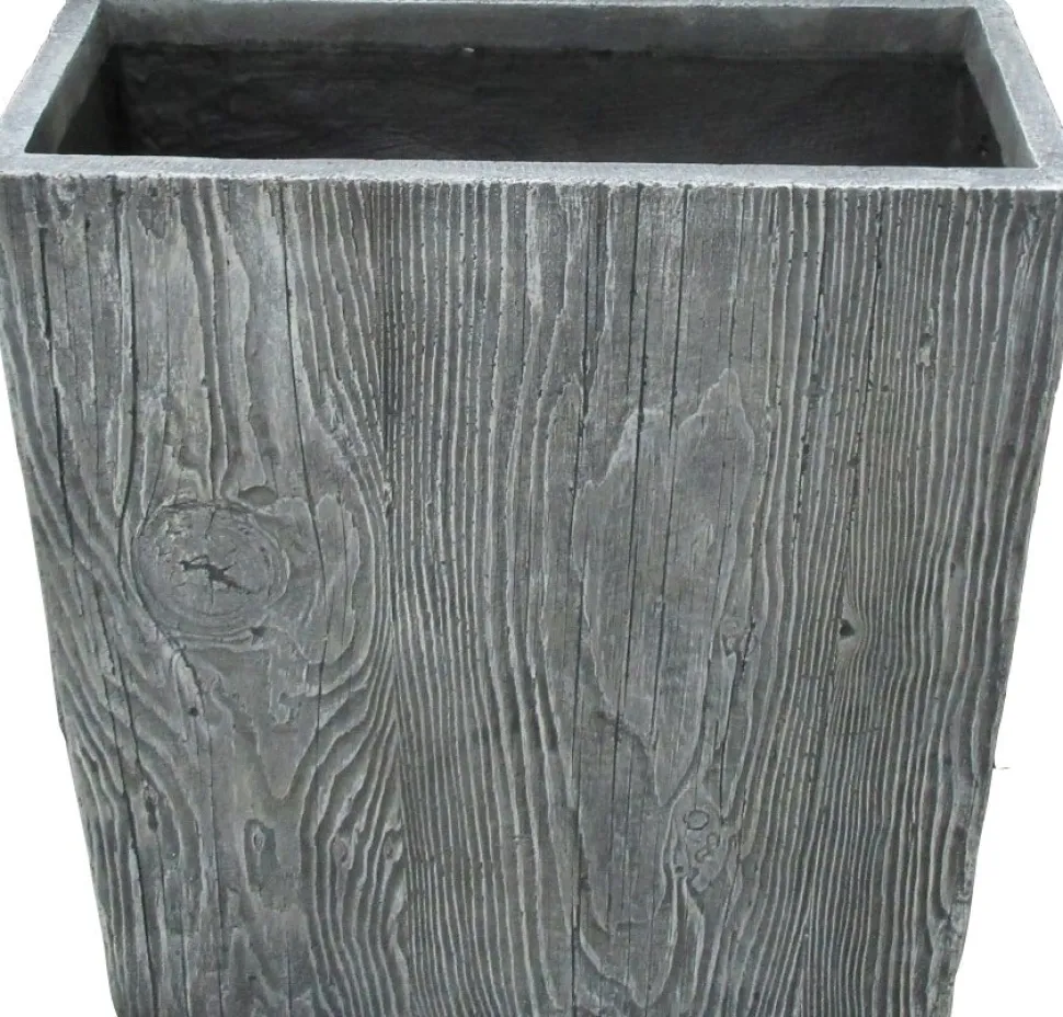 Pflanzkübel Wood 60 x 25 x 72 cm grau