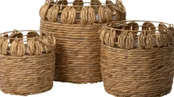 Pflanzkorb Rami natur D 50 H 51 cm