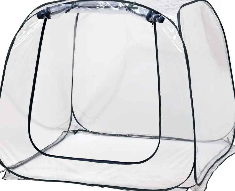 Pop-up Mini-Foliengewächshaus transparent