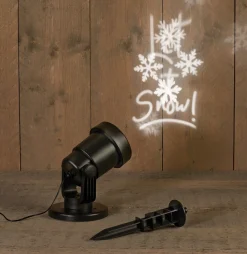 Projektor Let it snow weiß / warmweiß