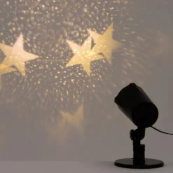 Projektor Sterne für außen warmweiß