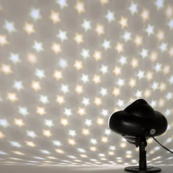 Projektor Sterne weiß / warmweiss