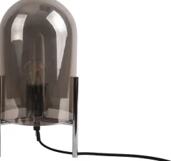 PT Living Tischleuchte Bell grau D 16 H 30 cm