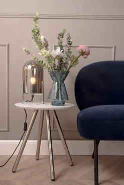 PT Living Tischleuchte Bell grau D 16 H 30 cm