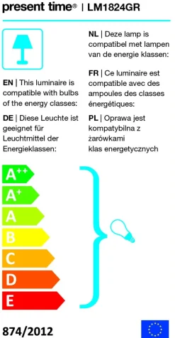 PT Living Tischleuchte Enchant grün 18 x 14 x 30 cm