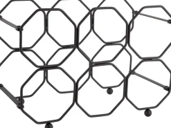 PT Living Weinregal Honeycomb schwarz 22 x 31 x 16,5 cm