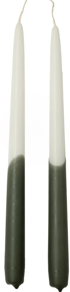 Rustik Lys Stabkerzen Dip anthrazit 8 Std. 2 St.