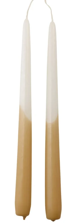 Rustik Lys Stabkerzen Dip braun 8 Std. 2 St.