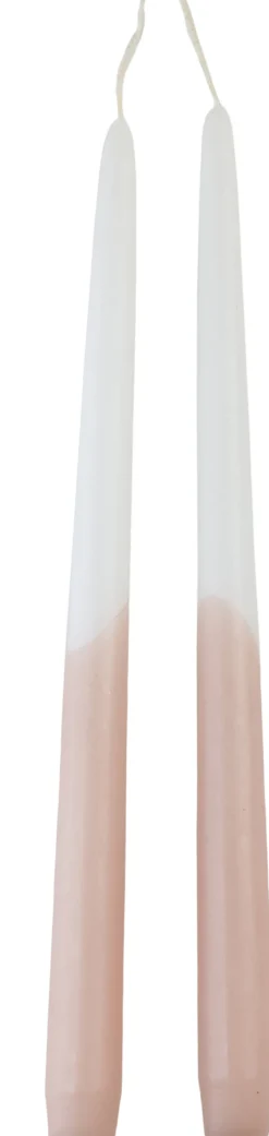 Rustik Lys Stabkerzen Dip rosa 8 Std. 2 St.