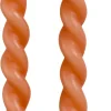 Rustik Lys Stabkerzen Swirl terracotta 4 Std. 2 St.