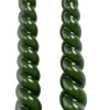 Rustik Lys Stabkerzen Swirl mini grün 4 Std. 2 St.