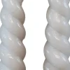 Rustik Lys Stabkerzen Swirl weiß 8,5 Std. 2 St.