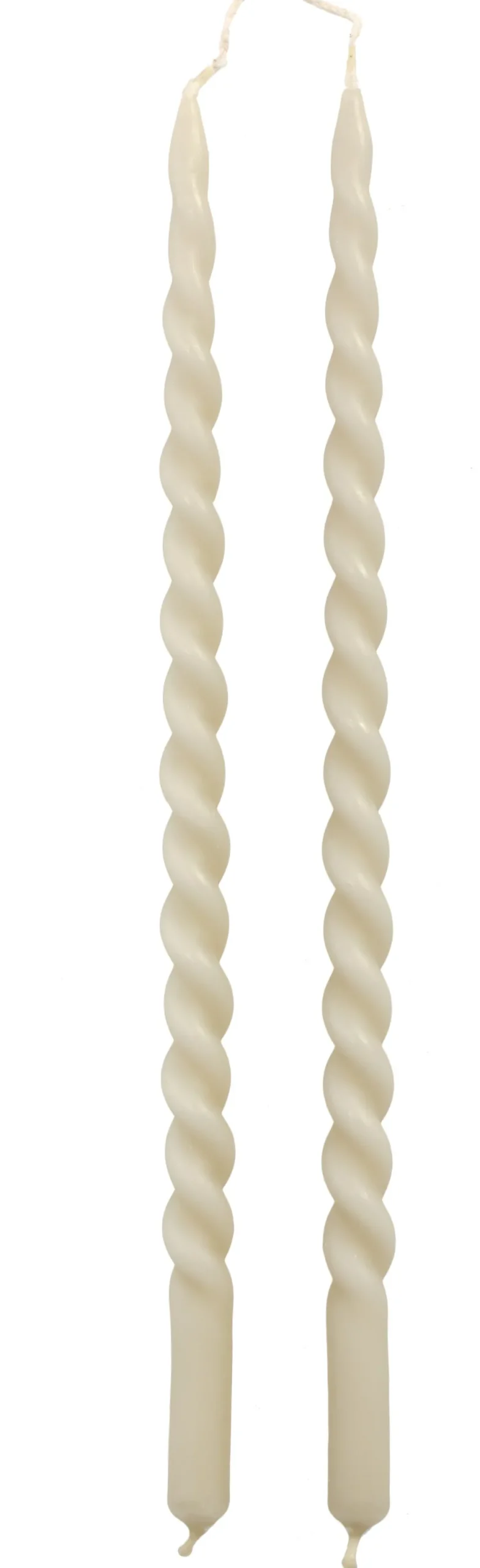 Rustik Lys Stabkerzen Swirl grau 4 Std. 2 St.