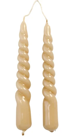 Rustik Lys Stabkerzen Swirl mini rosa 4 Std. 2 St.