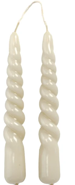Rustik Lys Stabkerzen Swirl mini 4 Std. 2 St.