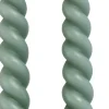 Rustik Lys Stabkerzen Swirl grau 8,5 Std. 2 St.