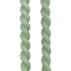 Rustik Lys Stabkerzen Swirl grün 4 Std. 2 St.