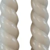 Rustik Lys Stabkerzen Swirl creme 8,5 Std. 2 St.
