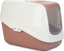 Savic Katzentoilette Nestor rosa /weiß 56 x 39 x 39 cm