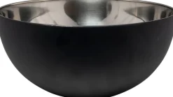 Schüssel schwarz / silber D 23 cm H 11 cm