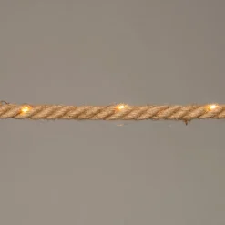 Seil-Lichterkette kupfer 6 m mit Timer und 80 LEDs klassisch warm