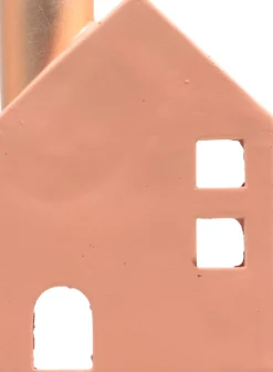 SID Collection Teelichthalter Moos rosa 11 x 8 x 16 cm