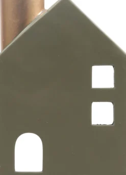 SID Collection Teelichthalter Moos grün 11 x 8 x 16 cm