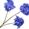 Silk-Ka Kunstblume Hortensie blau 82 cm
