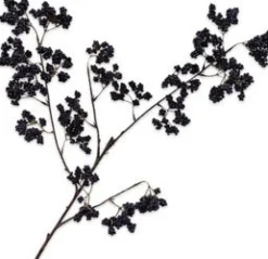 Silk-Ka Kunstzweig mit Beeren 82 cm blau