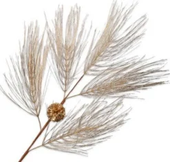 Silk-Ka Kunstzweig mit Nadeln 96 cm grün