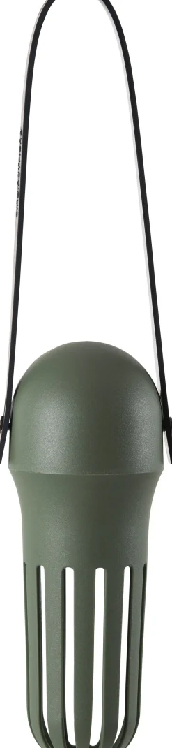 Singing Friend Erdnuss-Futtersilo Max grün D 8 H 21 cm