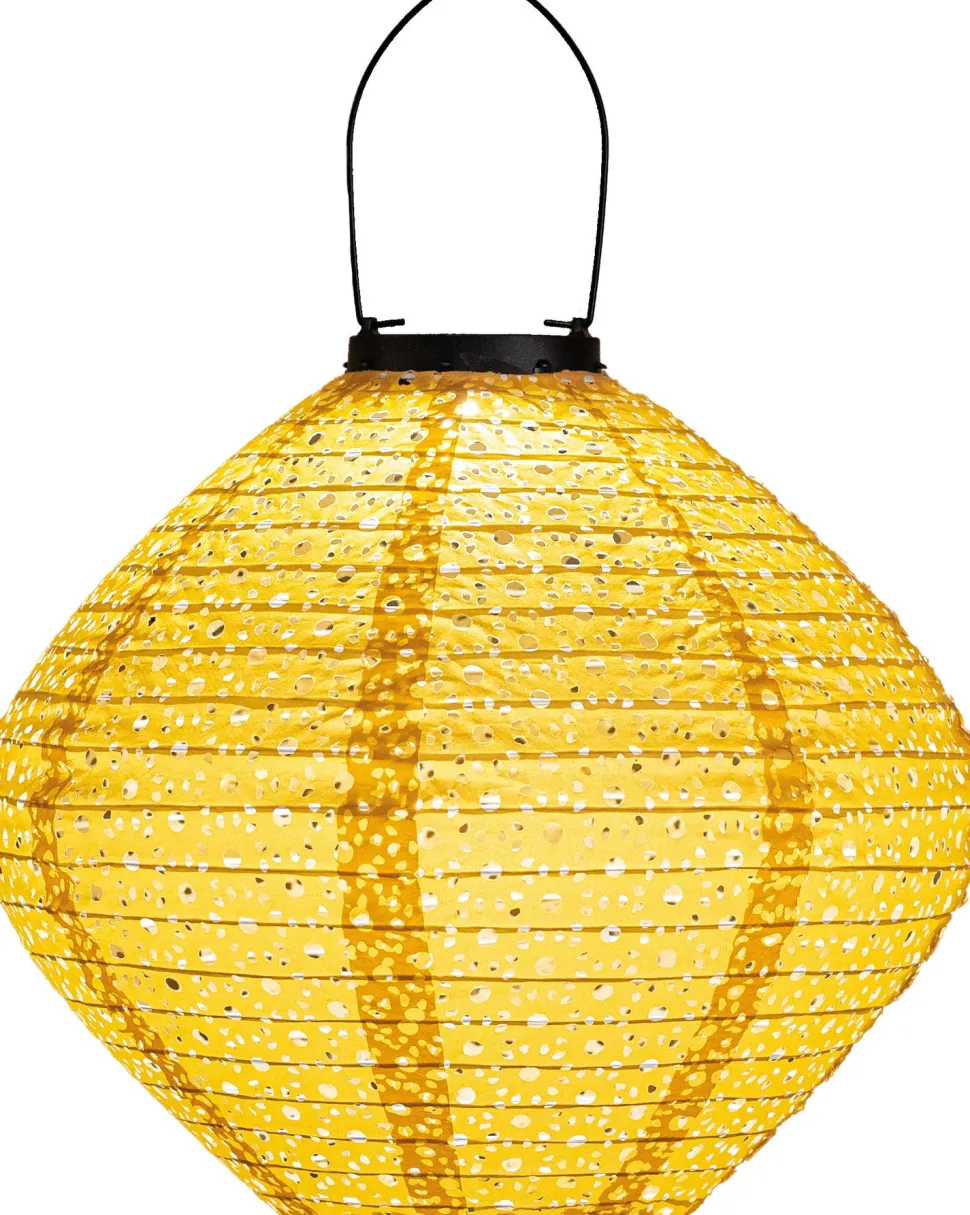 Solarleuchte Marrakesh gelb D 29 H 25 cm