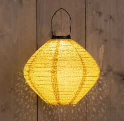 Solarleuchte Marrakesh gelb D 29 H 25 cm