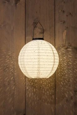 Solarleuchte Marrakesh weiß D 25,5 H 25,5 cm