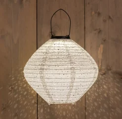 Solarleuchte Marrakesh weiß D 29 H 25 cm