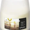 Spaas Citronella-Kerze Ginger Love weiß 38 Std. D 8,2 H 9,5 cm