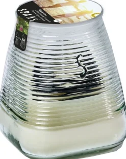 Spaas Citronella-Kerze Ginger Love weiß 45 Std. D 9 H 9,8 cm